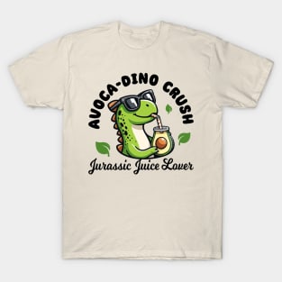 Avoca-dino Crush - Funny Avocado Dinosaur T-Shirt